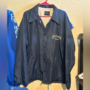 Vintage 1970s Martin Guitars Bomber Windbreaker Jacket XL